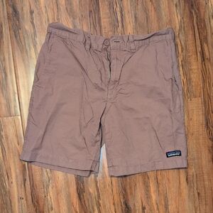 Patagonia Tan Mid-Length Cotton Shorts